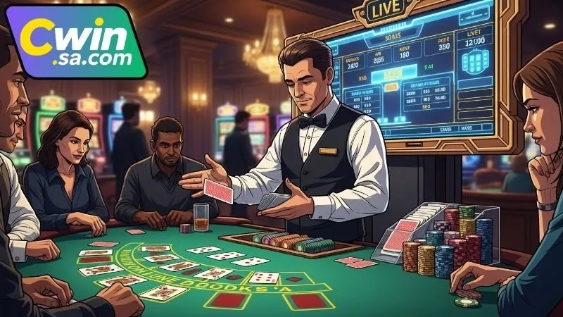 Game Bài Live Với Người Thật - Tính Năng Hấp Dẫn Nhất 1 Giới thiệu về game bài live tại CWIN